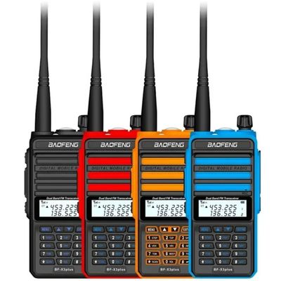 Купить X3-Plus X3 18W Walkie Talkie 20 KM Tri-band Radio with 9500mah Battery UHF VHF Two Way Radio for Vessel Boat Sea Navigation онлайн изготовление