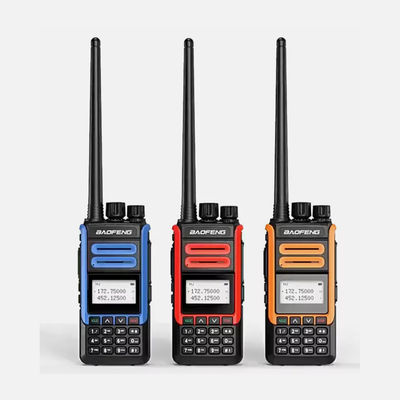 Купить BF-H7 Dual Band Portable Walkie Talkie VHF UHF 136-174MHZ 400-520MHZ IPX4 Waterproof with 1000-1500mAh Battery онлайн изготовление