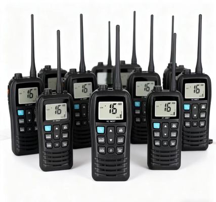 Купить IC-M37 Portable Handheld VHF Marine Radio with 3500-4000mAh Battery 16 Storage Channels and 136-174MHz Frequency for Long-Term Distance Communication онлайн изготовление