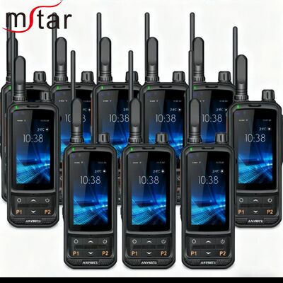 Купить Переносное 4G IPX-3 водонепроницаемое двухстороннее радио с батареей 3500 мАч и Android Wifi Zello POC Push to Talk онлайн изготовление
