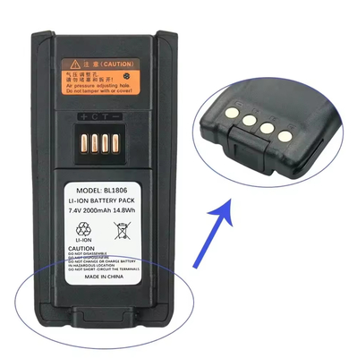 Аккумулятор BL1806 BL2505 2000mAh Аккумулятор PT580 PT580H PT580H Plus Заменяемый вокки-токи
