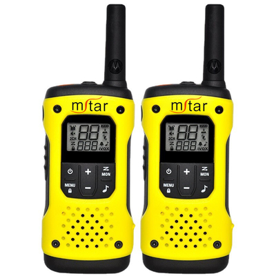 Motorola T92 Двухстороннее радио ручной желтый терминал стиль Уолки-Толки для нужд