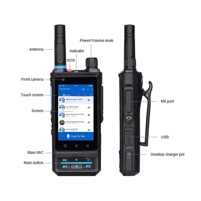 Inrico S200 Большой дисплей 4G LTE Передняя камера 2MP Wi-Fi One-Click SOS GPS Видео/Голос