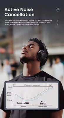 Слушительные приборы для двухстороннего радио Bluetooth беспроводные приборы для двухстороннего радио шума отмены активного шума отмены AAC