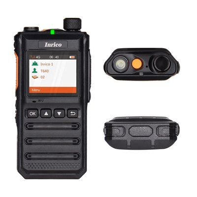Inrico T640 POC Длинное расстояние двухстороннее радио высокая мощность двухстороннее радио IP54 рейтинг 2MP передняя камера для требований клиентов