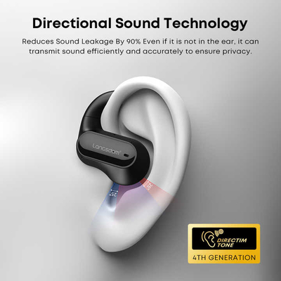 Langsdom 80H Playtime Open-Ear True беспроводные Bluetooth наушники с микрофоном Bluetooth наушники с наушниками OWS наушники