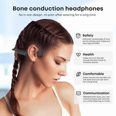 Langsdom Sports Bluetooth наушники Аксессуары для двухстороннего радио Улучшить свой слуховой опыт с Bluetooth Earphone Костная кондукция