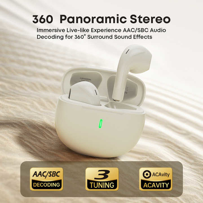 Ушные трубки и микрофон 250 мАч емкость батареи Bluetooth Noise Canceling Earbuds с отключением шума и 1-2 часа времени зарядки