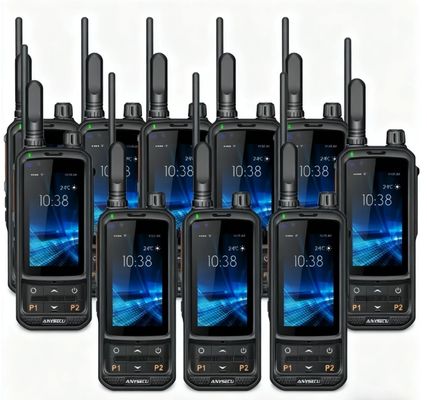 Переносное 4G IPX-3 водонепроницаемое двухстороннее радио с батареей 3500 мАч и Android Wifi Zello POC Push to Talk